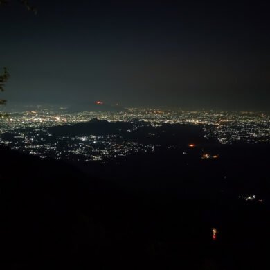 Night View from Yercaud