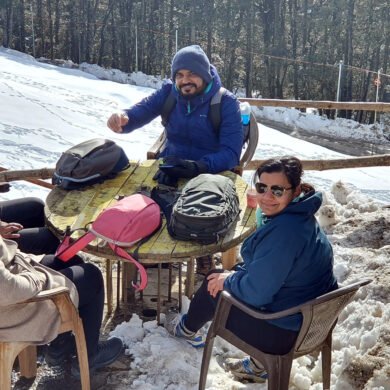 Snow in Tirthan Valley