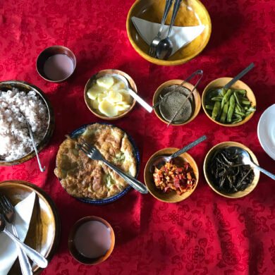 Bhutan Traditional Meal