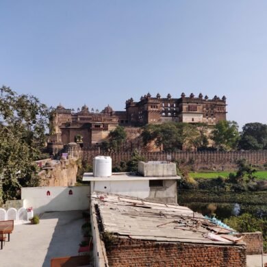 Orchha Fort on Betwa River