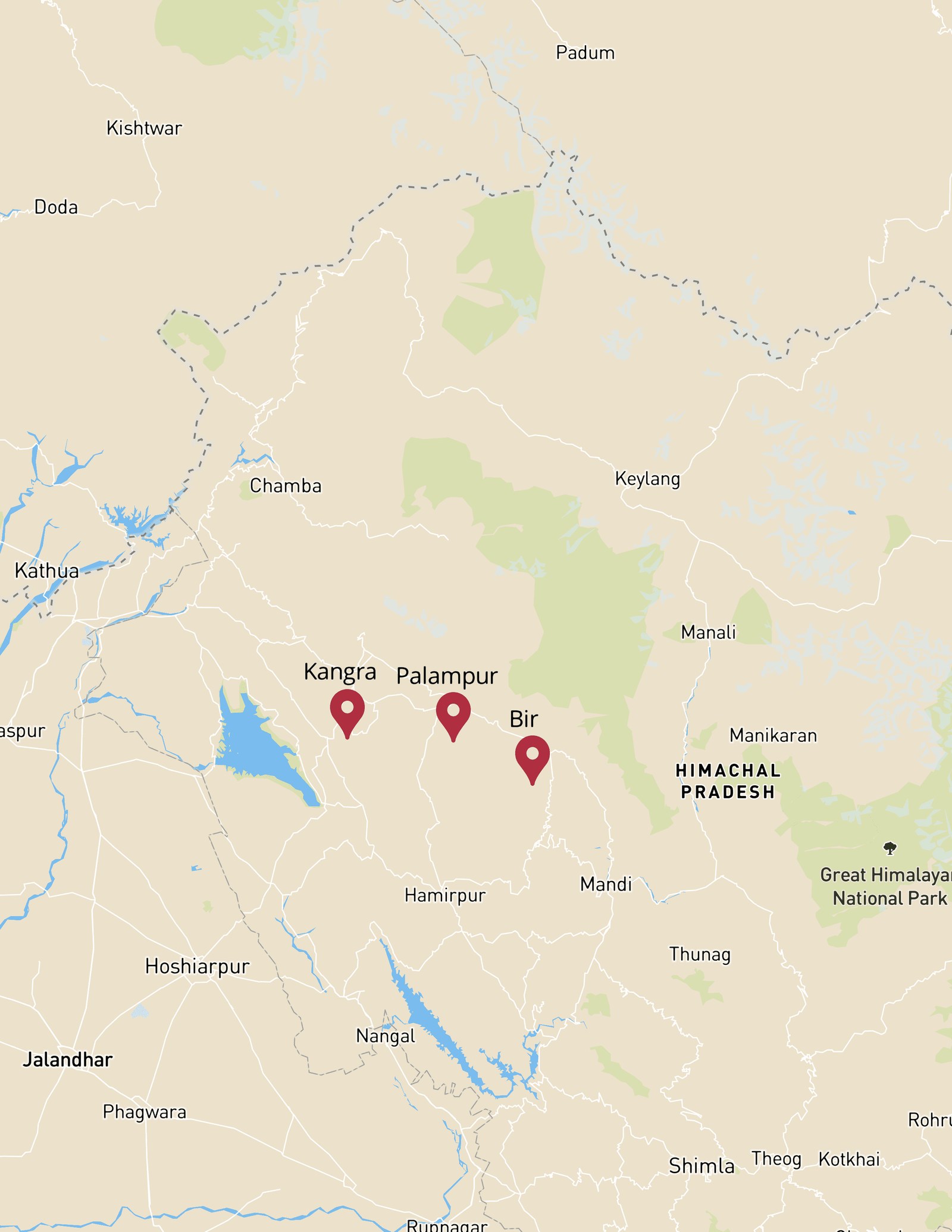Palampur Map