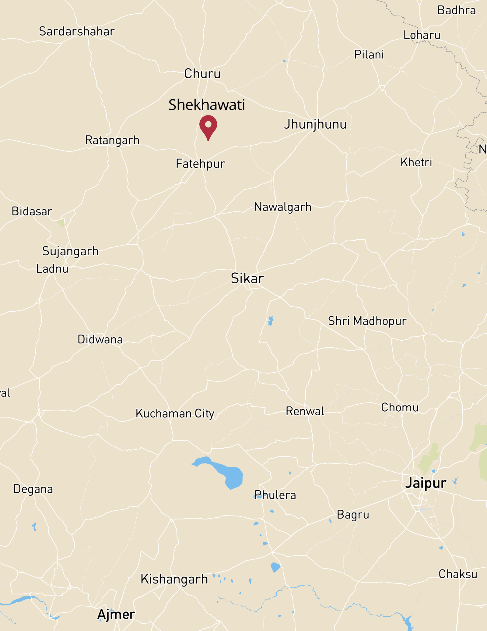 Shekhawati Map