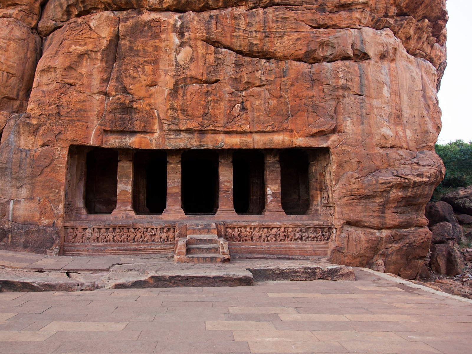 Badami Cave Temple front