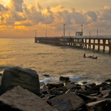 Rock Beach Pondicherry